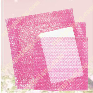 정전기방지에어캡봉투(핑크)  0.04T×15×25cm 300장